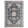 Coucheta boho Vintage Rug - Washable, Non-Slip Low-Pile Floral Accent Carpet for Home & Office - 2 of 4