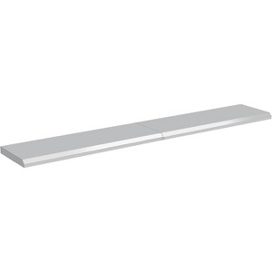 304 Stainless Steel Folding Shelf - Wall-mount serving shelf for food trucks, grill areas, BBQ tables & restaurants. - 1 of 4