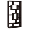 TOAOTBNBO Industrial Bookshelves with 10 Open Compartments, Wood Bookcase with Storage Cabinet, Display Bookshelf for Home Office - 4 of 4
