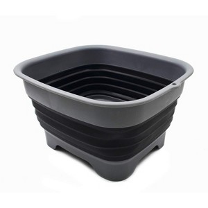 SAMMART 9.1L (2.4Gallon) Collapsible Dishpan with Draining Plug - 1 of 4