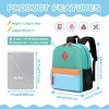 Hachikiko Kids Backpack for Boys & Girls, 16" Lightweight Ergonomic School Bookbag for Primary/Elementary/Middle School, Age 5-14 - 2 of 4