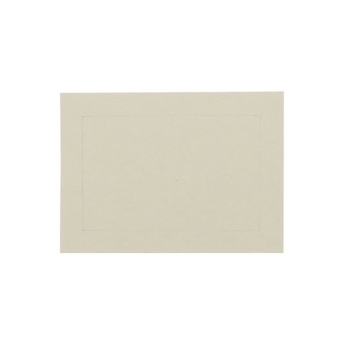 Jam Paper Smooth Personal Notecards Ivory 100/pack (175981) : Target