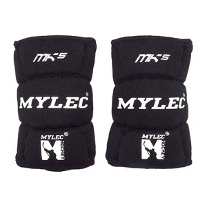 Mylec MK5 Pro Elbow Pads, Lightweight Breathable Material, Upper & Lower Elastic Bands, Segmented Padding For Ergonomic Fit, Perfect for Indoor & Outdoor Street or Roller Hockey – 1 Pair - 1 of 3