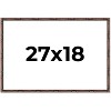 PosterPalooza | 27x18 Thin Bamboo Picture Frame, UV Acrylic, 2 Finishes - Gold and Brown - 2 of 4
