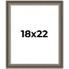 PosterPalooza | Weathered Black Picture Frame - UV Acrylic, Foam Board Backing, Hanging Hardware - 2 of 4