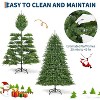 7.5ft Pre-Lit Christmas Tree - 200 Dual-Color LED Lights, 2 Lighting Modes, Easy Assembly, PVC Tips for Home/Office - 3 of 4