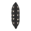 Triangle Square Throw Pillow Black/White - Skyline Furniture: Cotton Cover, Zipper Closure, Indoor Use - 2 of 4