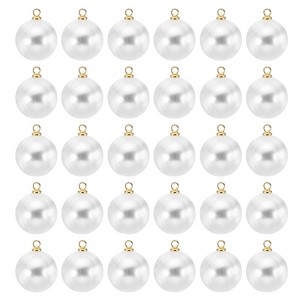 Unique Bargains Plastic Bulk Elegant DIY Crafts Jewelry Making Pearl Pendant 100 Pcs - 1 of 4