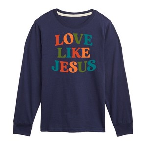 Boys' - Instant Message - Love Like Jesus Long Sleeve Graphic T-Shirt - 1 of 4
