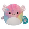 Squishmallows 11" Tinley Rainbow Tie-Dye Axolotl Little Plush - 2 of 4