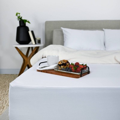 Queen Size White Waterproof Zippered Mattress Protector