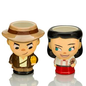 Beeline Creative Cupful of Cute Indiana Jones & Marion Ravenwood Limited Edition 18-21oz Mug Set