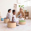 ECR4Kids SoftZone Colorful Stump Stool Set, 3-Piece - 4 of 4