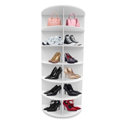 YIYIBYUS Rotating Shoe Rack Free Standing Shoe Organizer