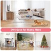 GOTGELIF 150" Baby Gate Baby Play Area Fence Safety Gate 6 Panels - 3 of 4