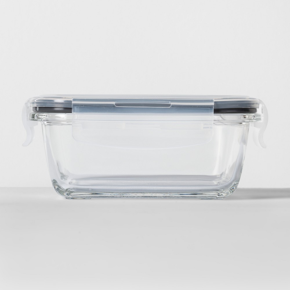 Rectangular Glass Food Storage Container 1.6 cup - Made By Design, Clear