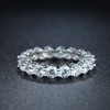 Eternity Ring for Women Wedding Cz Sterling Silver Band  Ginger Lyne Collection Size 7 - image 4 of 4