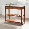 Granite Top Kitchen Prep Cart - Crosley - 2 of 4