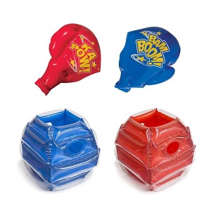 Banzai Battle Bop Combo Pack with Inflatable Boxing Gloves And Inflatable Bump And Bounce Body Bumpers, Ages 4 and Up, 2 Pairs Each, 4 Pack - 1 of 4