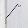 Wrought Iron 45 Degree Wall Mount Bracket Black Powder Coated Finish - Achla Designs - 4 of 4