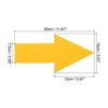 Unique Bargains PVC Waterproof Removable Adhesive Floor Marking Arrow Sticker Labels 12 Pcs - 2 of 4
