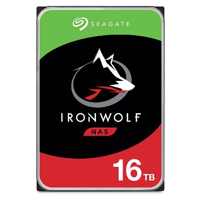Seagate IronWolf 16TB NAS Internal Hard Drive HDD - 3.5 Inch SATA 6 Gb/s 7200 RPM 256MB Cache for RAID Network Attached Storage (ST16000VN001)