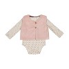 Nicole Miller Infant Girls 4 Piece Faux Fur Vest Set - 3 of 4