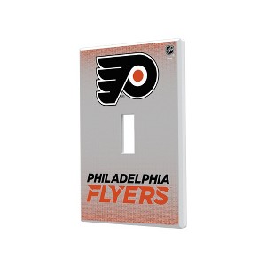 NHL Eastern Conference Teams Linen Hidden-Screw Light Switch Plate for Single Toggle - 1 of 4