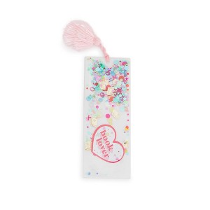 Jollity & Co. - "Book Lover" Confetti Bookmark - Pack of 1 Bookmark - 1 of 2
