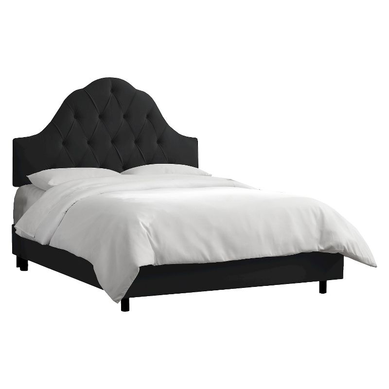 Arched Tufted Bed - Black - Queen - Skyline Furniture, 1 of 4
