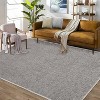 Area Rug for Living Room Bedroom Modern Solid Indoor Carpet Non-Slip Low Pile Machine Washable Kids Room Accent Simple Carpet No-Shedding - 4 of 4
