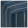 Skyline Furniture Miles French Seam Cocktail Ottoman - Fritz Indigo: Upholstered Bench, Wood Frame, Padded Seat - 3 of 4