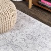 Lotus Modern Persian Floral Area Rug  - JONATHAN Y - 3 of 4