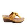 GC Shoes Flora Flower Comfort Slide Wedge Sandals - 2 of 4
