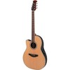 Ovation CS24L Celebrity Series Traditional Mid-Depth Left-Handed Acoustic-Electric Guitar Natural - 3 of 4