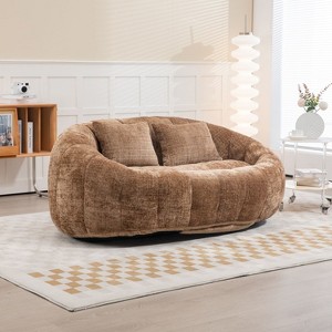 Bean Bag Chair Lazy Sofa Durable Comfort Lounger High Back Bean Bag Chair Couch for Adults and Kids,Indoor & Outdoor-Cuddlewood - 1 of 4