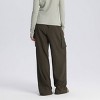 Women's Mid-Rise Cargo Pants - A New Day™ Dark Green - 4 of 4