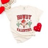 Simply Sage Market Women's Howdy Valentine Heart Short Sleeve Garment Dyed Tee - 3 of 4