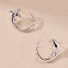 Alex and Ani Shark Hoop Earring - 4 of 4