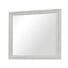 Royal Hampton Dresser Mirror, Beveled Glass, 38x44 Rustic White Solid Wood Frame - 2 of 4