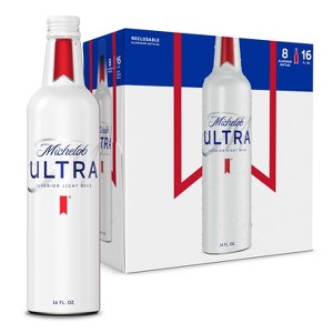 Michelob ULTRA Superior Light American Lager Beer - 8pk/16 fl oz Bottles - 1 of 4