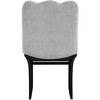 Meridina Furniture,Shaw Grey Chenille Fabric Upholstered Dining Chair - 3 of 4
