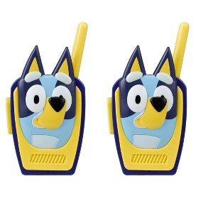 eKids Bluey Walkie Talkies for Kids, Indoor and Outdoor Toys for Toddlers and Fans of Bluey Toys - Blue (BU-207.EXV23) - 1 of 3