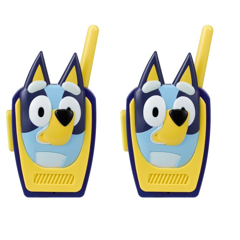 eKids Bluey Walkie Talkies for Kids, Indoor and Outdoor Toys for Toddlers and Fans of Bluey Toys - Blue (BU-207.EXV23), 1 of 4