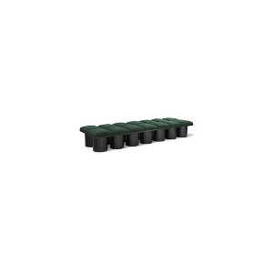 Meridian Furniture,Pavilion Boucle Fabric Bench - 1 of 4