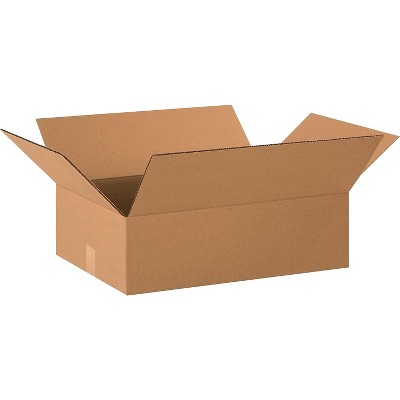 The Packaging Wholesalers 20" x 15" x 6" Shipping Boxes 32 ECT Brown 25/Bundle (20156) BS201506