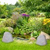 Sunnydaze Outdoor Polyresin Landscape Rock Septic Cover with Stakes - 3 of 4