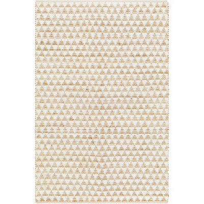 Hauteloom Colm Recycled White Jean Rug