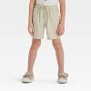 OshKosh B'gosh Toddler Boys' Short Sleeve Paisley Graphic Top and Woven Shorts Set - Khaki/Cream - 4 of 4