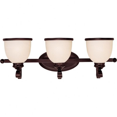 Savoy House Willoughby 3 - Light Vanity in  English Bronze